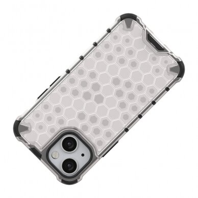 Dėklas Honeycomb Case iPhone 13 Mini permatomas 5