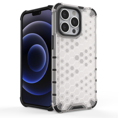 Dėklas Honeycomb Case armor cover with TPU Bumper iPhone 13 Pro Mėlynas 2