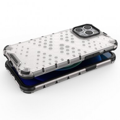 Dėklas Honeycomb Case iPhone 13 Pro Max mėlynas 3