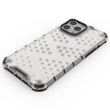 Dėklas Honeycomb Case iPhone 13 Pro Max mėlynas 4