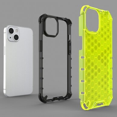 Dėklas Honeycomb Case iPhone 13 raudonas 6