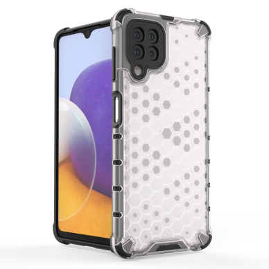 Akcija! Dėklas Honeycomb Case TPU Bumper Samsung Galaxy A22 4G Juodas  2