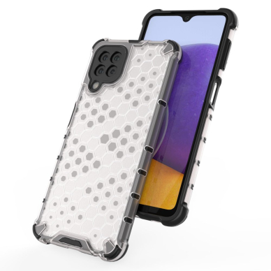 Akcija! Dėklas Honeycomb Case TPU Bumper Samsung Galaxy A22 4G Juodas  7