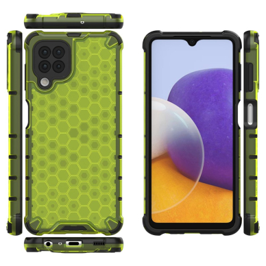 Dėklas Honeycomb Case Samsung Galaxy A22 4G žalias 1