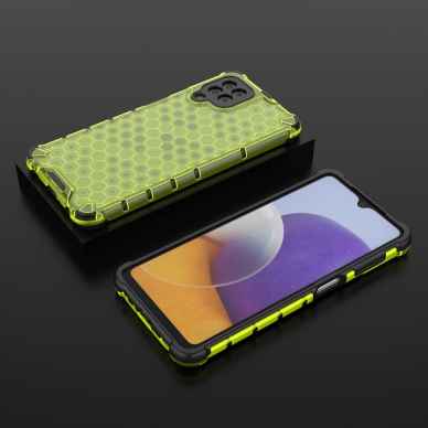 Dėklas Honeycomb Case Samsung Galaxy A22 4G žalias 12