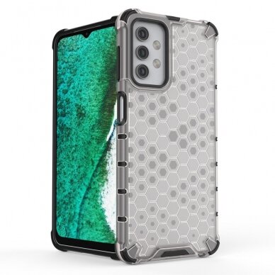 Plastikinis dėklas Honeycomb Case Samsung Galaxy A32 5G Skaidrus 4