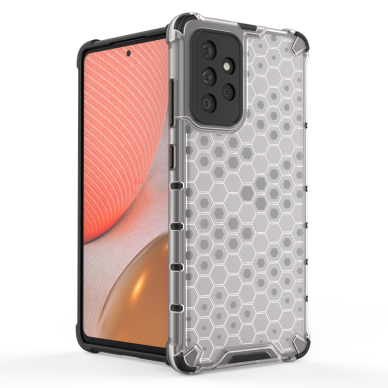 Dėklas Honeycomb Case armor cover with TPU Samsung Galaxy A72 4G Juodas 1