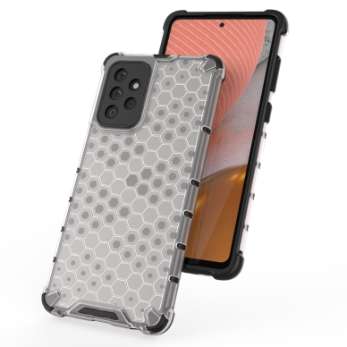 Dėklas Honeycomb Case armor cover with TPU Samsung Galaxy A72 4G Juodas 5