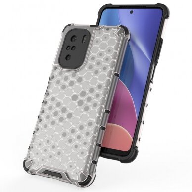 Dėklas Honeycomb Xiaomi Redmi K40 Pro+ / K40 Pro / K40 / Poco F3 Juodas 7