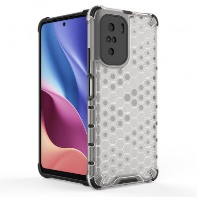 Dėklas Honeycomb Xiaomi Redmi K40 Pro+ / K40 Pro / K40 / Poco F3 Žalias 5