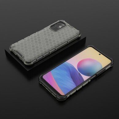 Dėklas Honeycomb Case Xiaomi Redmi Note 10 5G / Poco M3 Pro juodas 12