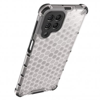 Dėklas Honeycomb case armored Samsung Galaxy M53 5G Permatomas 13