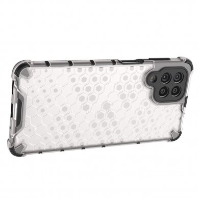 Dėklas Honeycomb case armored Samsung Galaxy M53 5G Permatomas 16