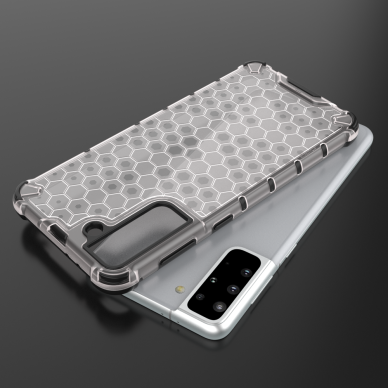 Dėklas Honeycomb case Samsung Galaxy S22 + (S22 Plus) permatomas 7