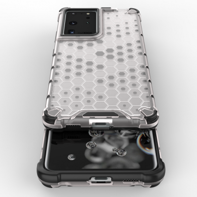 Dėklas Honeycomb case Samsung Galaxy S22 Ultra mėlynas 9