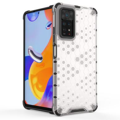 Dėklas Honeycomb case Xiaomi Redmi Note 11 Pro + / 11 Pro Juodas 1