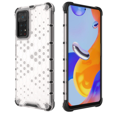 Dėklas Honeycomb case Xiaomi Redmi Note 11 Pro + / 11 Pro Juodas 16