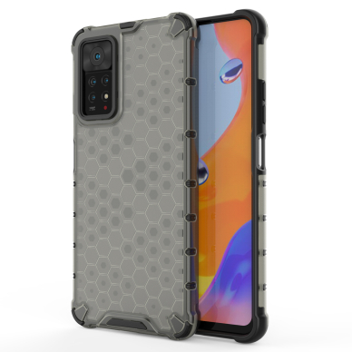 Dėklas Honeycomb case Xiaomi Redmi Note 11 Pro + / 11 Pro Juodas