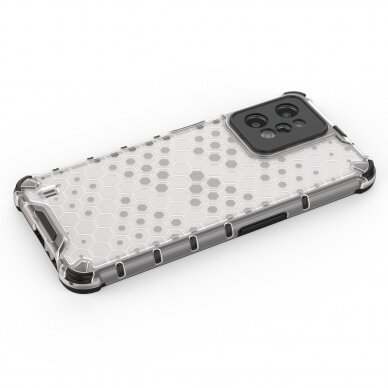 Dėklas Honeycomb case armored Realme C31 Permatomas 11