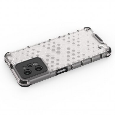 Dėklas Honeycomb case armored Realme C31 Permatomas 12