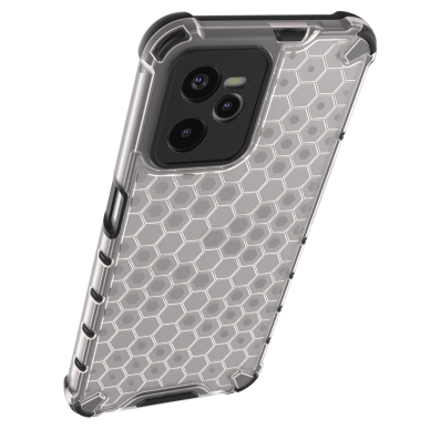 Dėklas Honeycomb case armored Realme C35 Permatomas 15