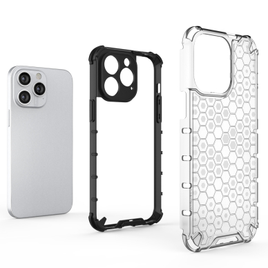 Dėklas Honeycomb iPhone 14 Pro Max Mėlynas 4