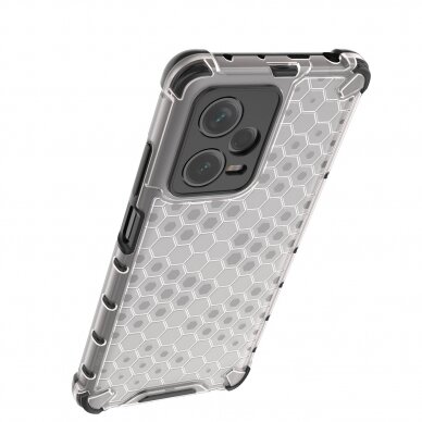 Dėklas Honeycomb Xiaomi Redmi Note 12 Pro+ armored hybrid cover Mėlynas 17