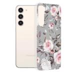 [Užsakomoji prekė] Dėklas skirtas Samsung Galaxy S23 Plus - Techsuit Marble Series - Bloom of Ruth Pilkas