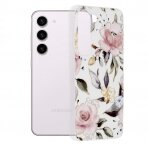 [Užsakomoji prekė] Dėklas skirtas Samsung Galaxy S23 - Techsuit Marble Series - Chloe Baltas