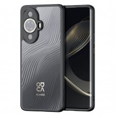 [Užsakomoji prekė] Telefono dėklas Huawei nova 11 Pro - Dux Ducis Aimo Series - Juodas