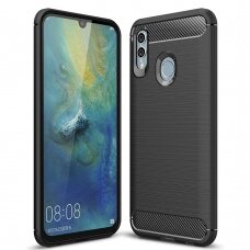 [Užsakomoji prekė] Dėklas skirtas Huawei P smart 2019 / Honor 10 Lite - Techsuit Carbon Silicone - Juodas HOZ299