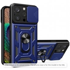 [Užsakomoji prekė] Dėklas Huawei P40 Lite - Techsuit CamShield Series - Mėlynas