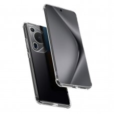 [Užsakomoji prekė] Dėklas Huawei Pura 70 Ultra - Techsuit Shockproof Clear Silicone - Permatomas