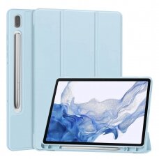 [Užsakomoji prekė] Dėklas iPad Air 4 (2020) / Air 5 (2022) - Techsuit Flex Trifold - Žydros spalvos