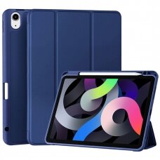 [Užsakomoji prekė] Dėklas iPad Pro 11 (2018 / 2020 / 2021 / 2022) - Techsuit Flex Trifold - Tamsiai mėlynas
