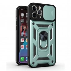 [Užsakomoji prekė] Dėklas iPhone 11 Pro Max - Techsuit CamShield Series - Žalias