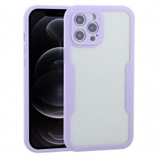 [Užsakomoji prekė] Dėklas iPhone 12 Pro + Folie - Techsuit ColorVerse 360 Series - Purpurinis