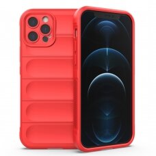 [Užsakomoji prekė] Dėklas iPhone 12 Pro Max - Techsuit Magic Shield - Raudonas