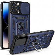 [Užsakomoji prekė] Dėklas iPhone 14 Pro - Techsuit CamShield Series - Mėlynas