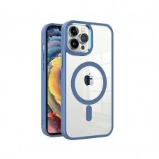 [Užsakomoji prekė] Dėklas iPhone 15 Plus - Techsuit MagSafe Pro - Mėlynas