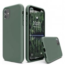 [Užsakomoji prekė] Dėklas iPhone 15 Plus - Techsuit Soft Edge Silicone - Tamsiai Žalias