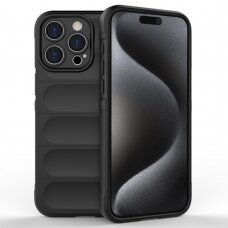 [Užsakomoji prekė] Dėklas iPhone 15 Pro Max - Techsuit Magic Shield - Juodas