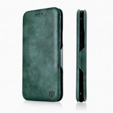 [Užsakomoji prekė] Dėklas iPhone 15 Pro Max Techsuit Safe Wallet Plus, Žalias