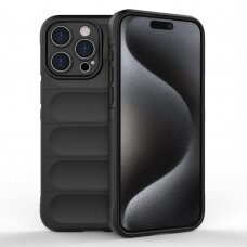 [Užsakomoji prekė] Dėklas iPhone 15 Pro - Techsuit Magic Shield - Juodas