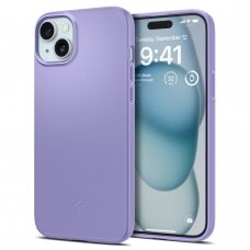 [Užsakomoji prekė] Dėklas iPhone 15 - Spigen Thin Fit - Iris Purple