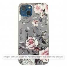 [Užsakomoji prekė] Dėklas iPhone 15 - Techsuit Marble Series - Bloom of Ruth Pilkas