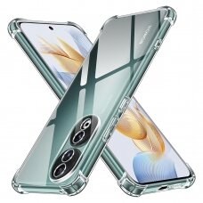 [Užsakomoji prekė] Dėklas iPhone 15 - Techsuit Shockproof silikoninis - Permatomas