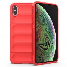 [Užsakomoji prekė] Dėklas iPhone XS Max - Techsuit Magic Shield - Raudonas