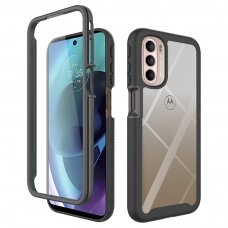 [Užsakomoji prekė] Dėklas skirtas Motorola Moto G51 5G + Folie - Techsuit Defense360 Pro - Juodas TMT774