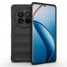 [Užsakomoji prekė] Dėklas Realme 12 Pro / 12 Pro+ - Techsuit Magic Shield - Juodas